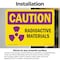 Signmission Radiation & Laser Sign, 7 in H x 10 in W, Vinyl Decal, Rectangle OS-2PACK-CR-D-710-L-10189 - alternate 4